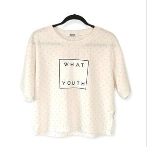 JACKPOT Soft Cream & Pink Polka-Dot Top from Korea